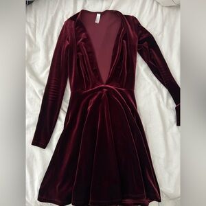 American Apparel Velvet Dress
